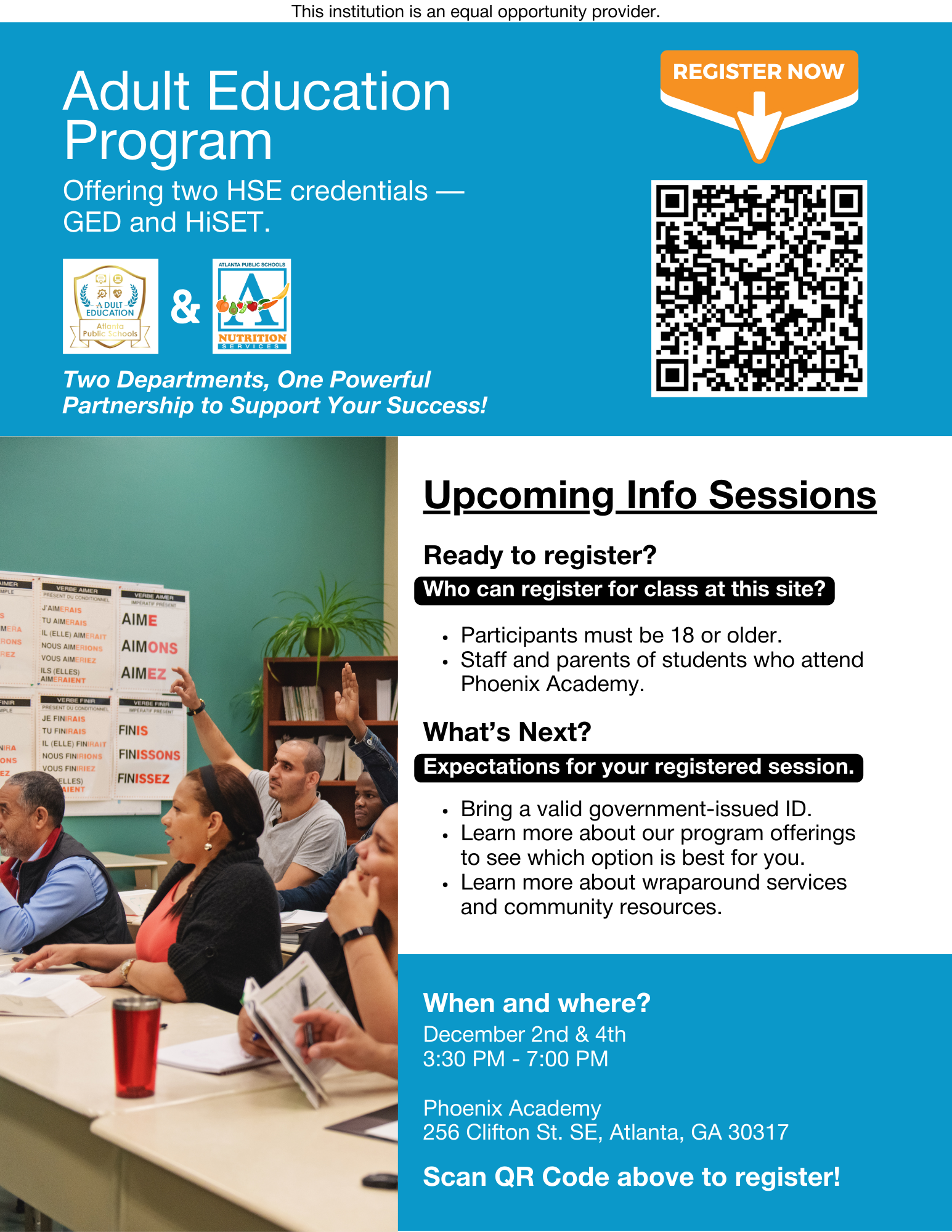  Information sheet on APS adult education